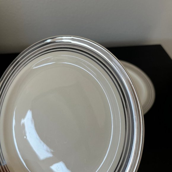 Vintage Taylor Smith & Taylor TST Set of 4 Salad Plates // Art Deco 1872 Pattern - Picture 2 of 5